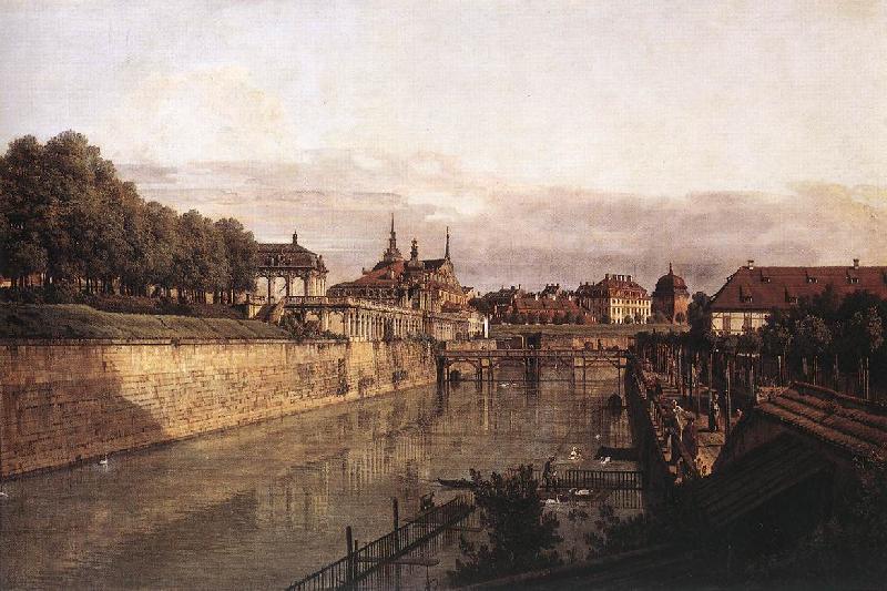 Bernardo Bellotto Zwinger Waterway China oil painting art
